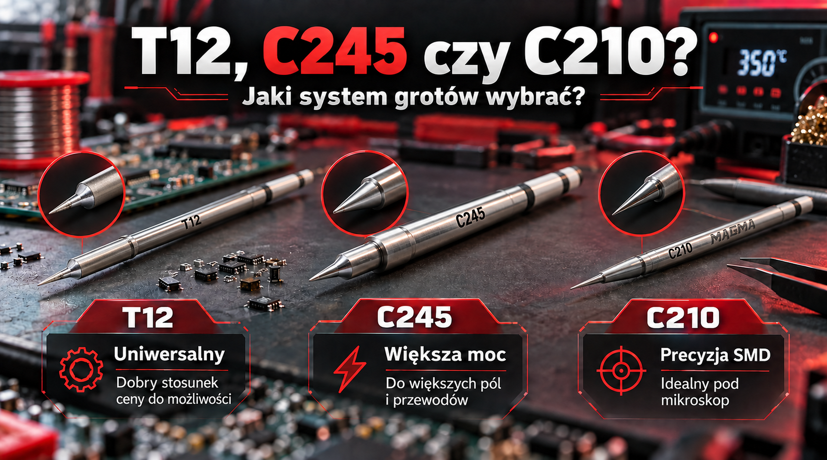 T12, C245 czy C210 – jaki system grotów wybrać?